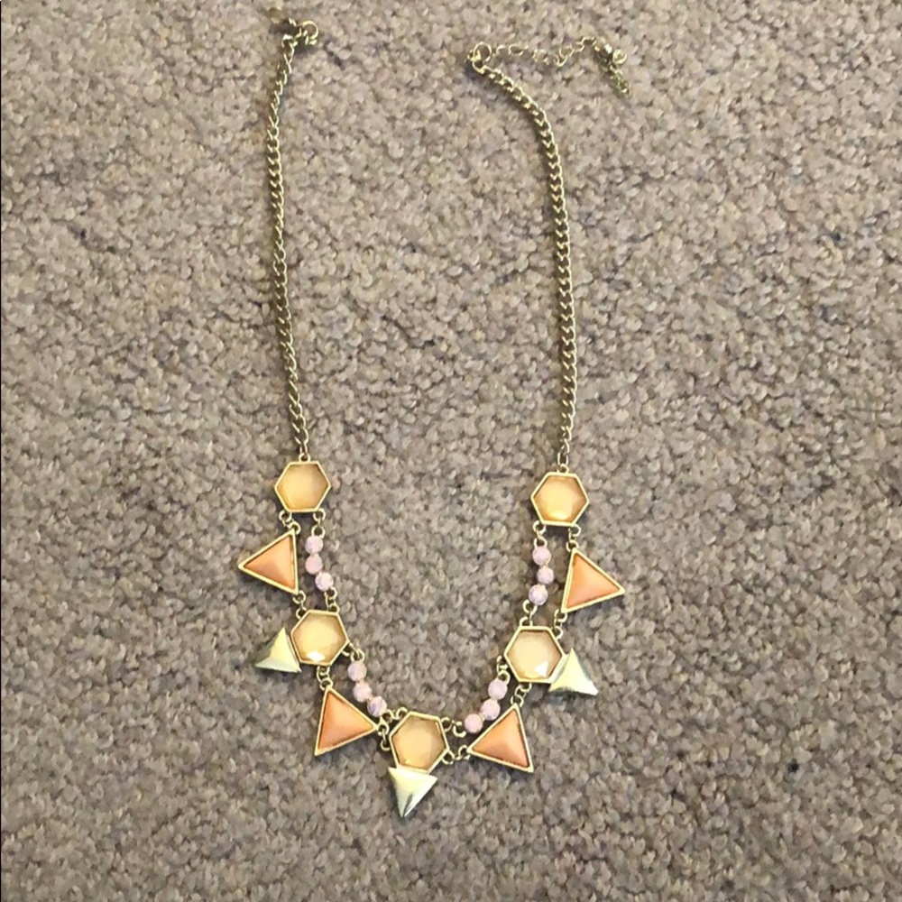 Pink and orange necklace